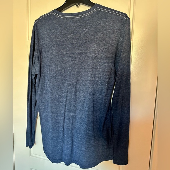 Goodlife Men’s Long Sleeve Crewneck Tee – Large – Blue Heather - Picture 4 of 5